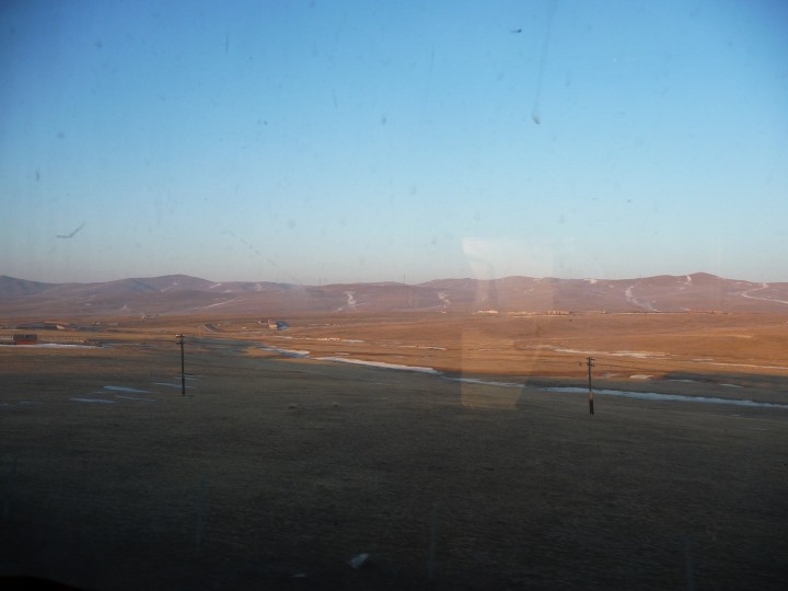 La steppe mongole